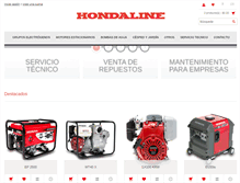Tablet Screenshot of hondaline.com.ar